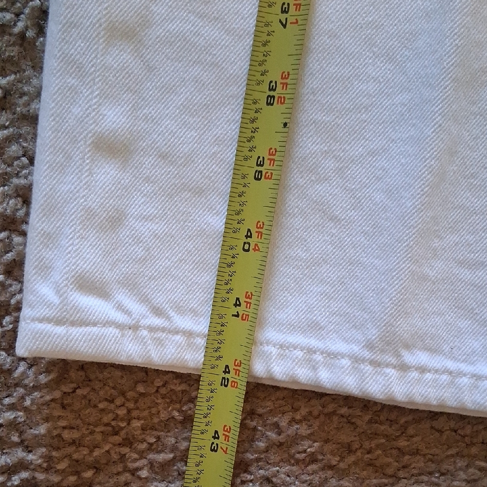 Joe's The Ryan Low Slung Denim Jeans White Wide Leg Women's Jeans - Picture 6 of 10